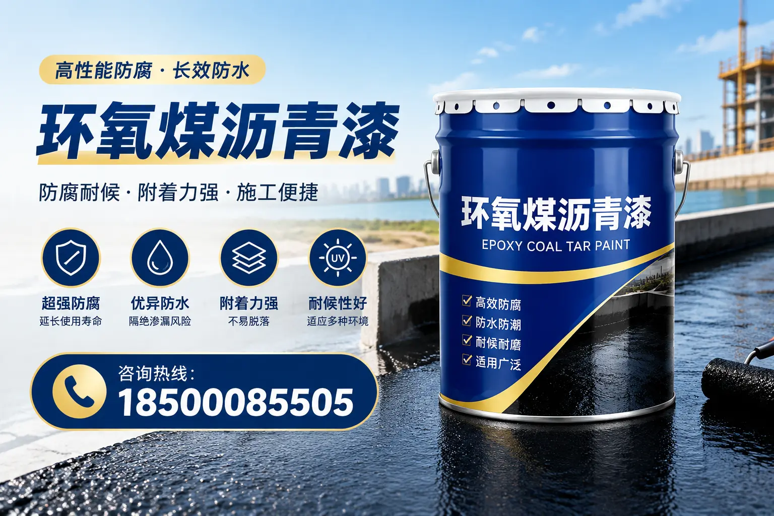 环氧煤沥青漆的优势与应用解析，适合河源企业选择